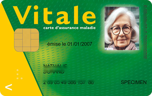 carte vitale mise à jour par la pharmacie des Rochelles
